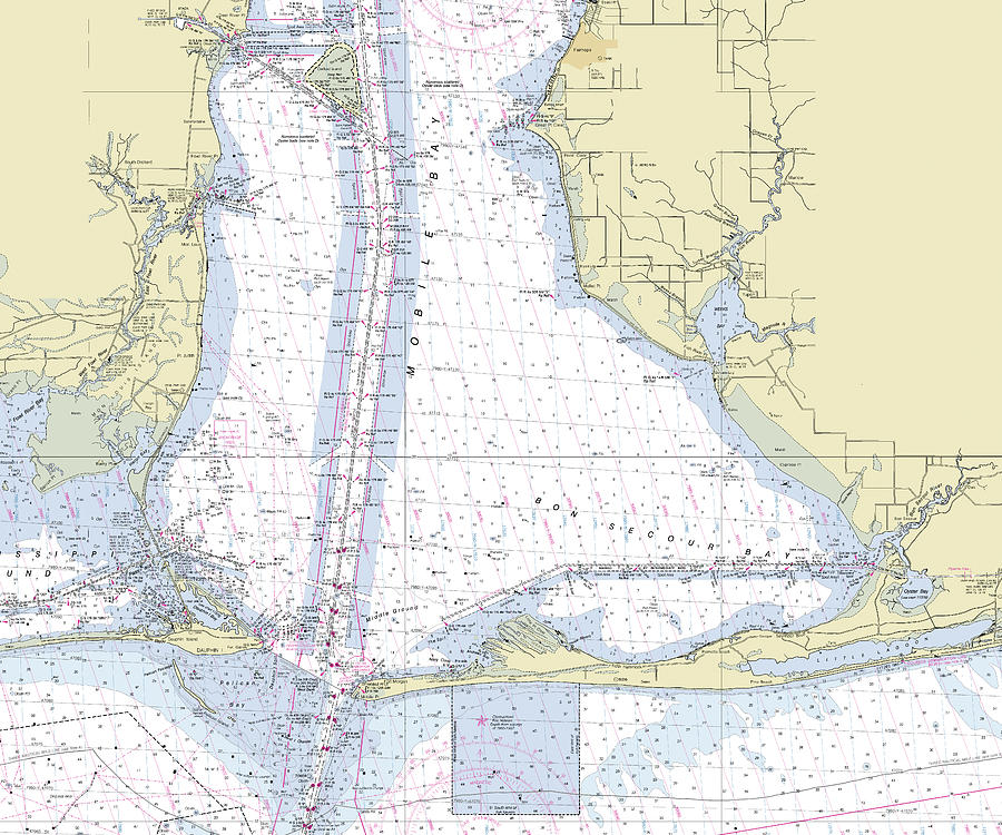 mobile-alabama-lower-bay-nautical-chart-digital-art-by-sea-koast-fine