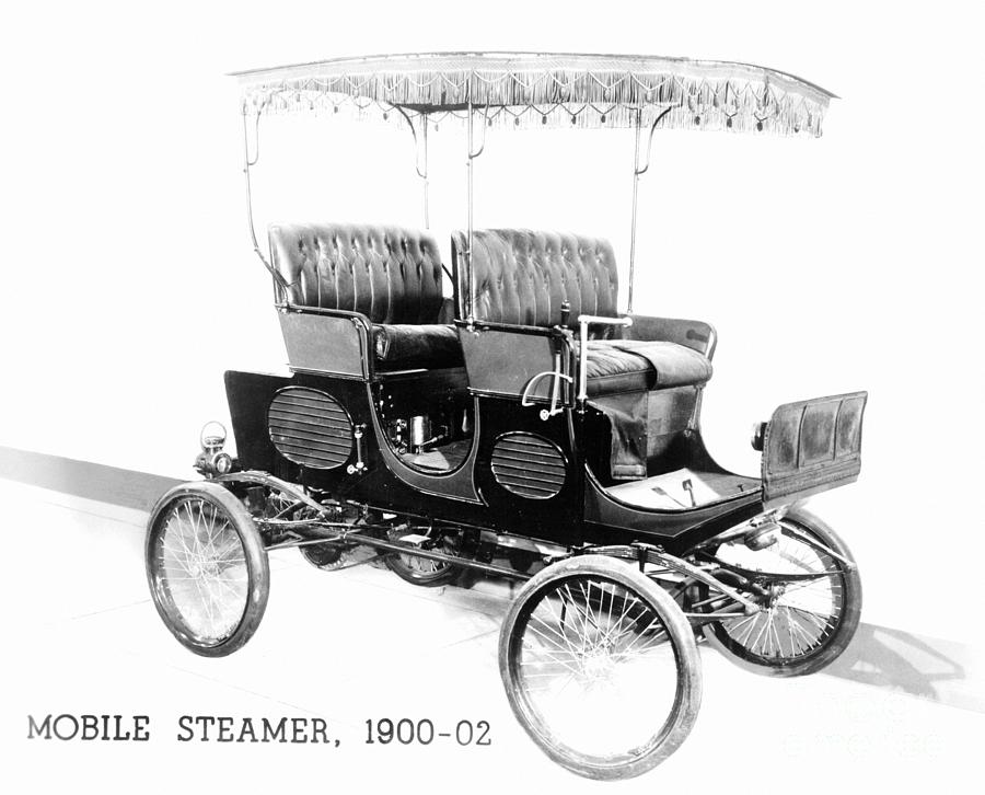 Mobile Steamer Automobile Photograph by Granger