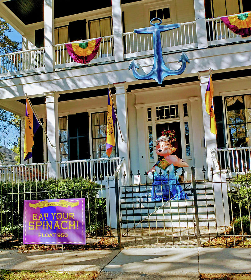 Mobile Yardi Gras Porch Parade 2021 18 Photograph by Marian Bell