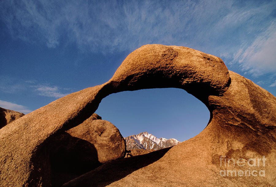 Mobius Arch Alabama Hills California Photograph by Dave Welling