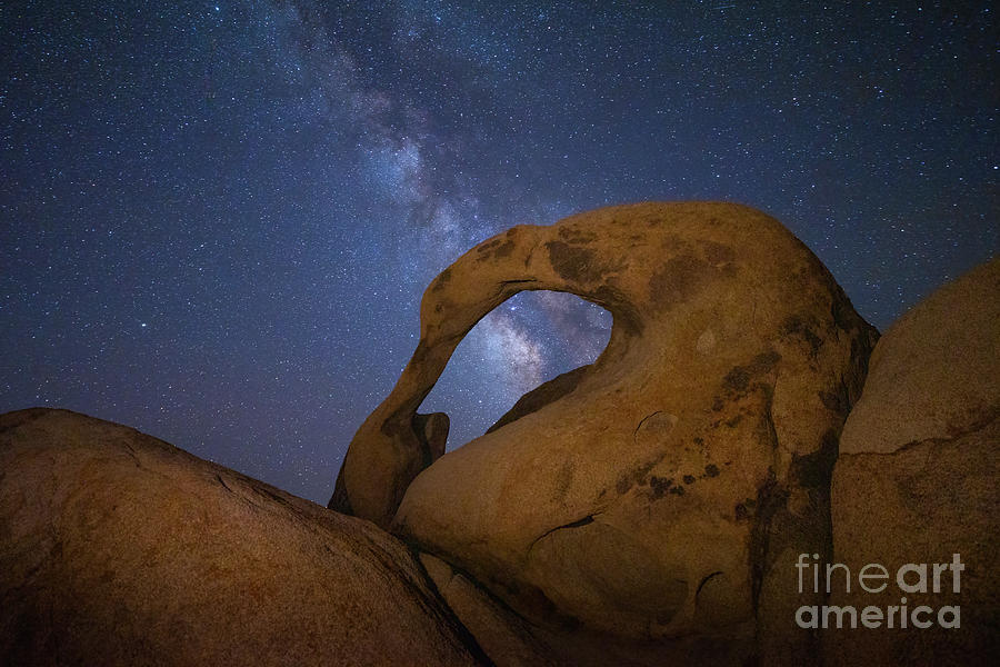 Mobius Arch and the Milky Way Photograph by Mimi Ditchie