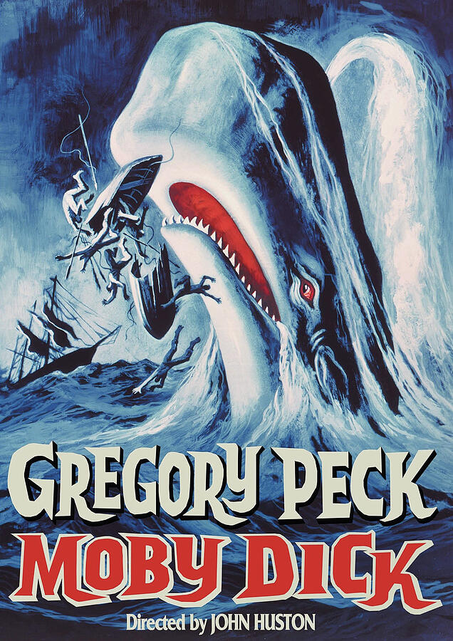 Moby Dick, 1956 Mixed Media by Movie World Posters