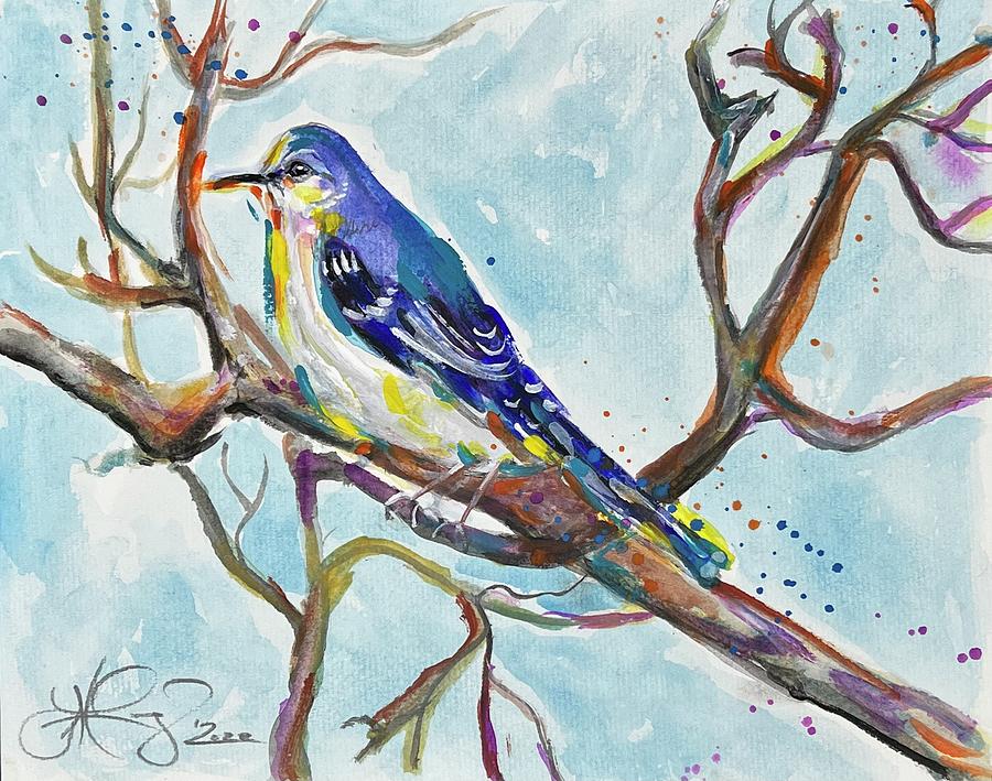 Mockingbird Painting by Jessica Lenz - Fine Art America