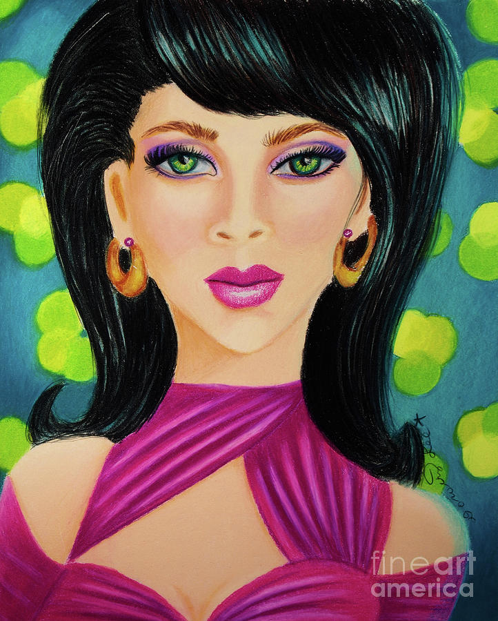 Mod Girl Spring 2021 Painting by Dorothy Lee