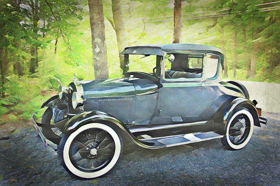 Model A Classic Car Photograph by Trina Ansel