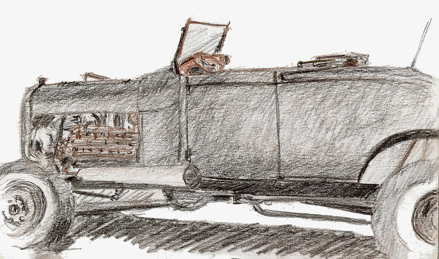 model a ford drawing