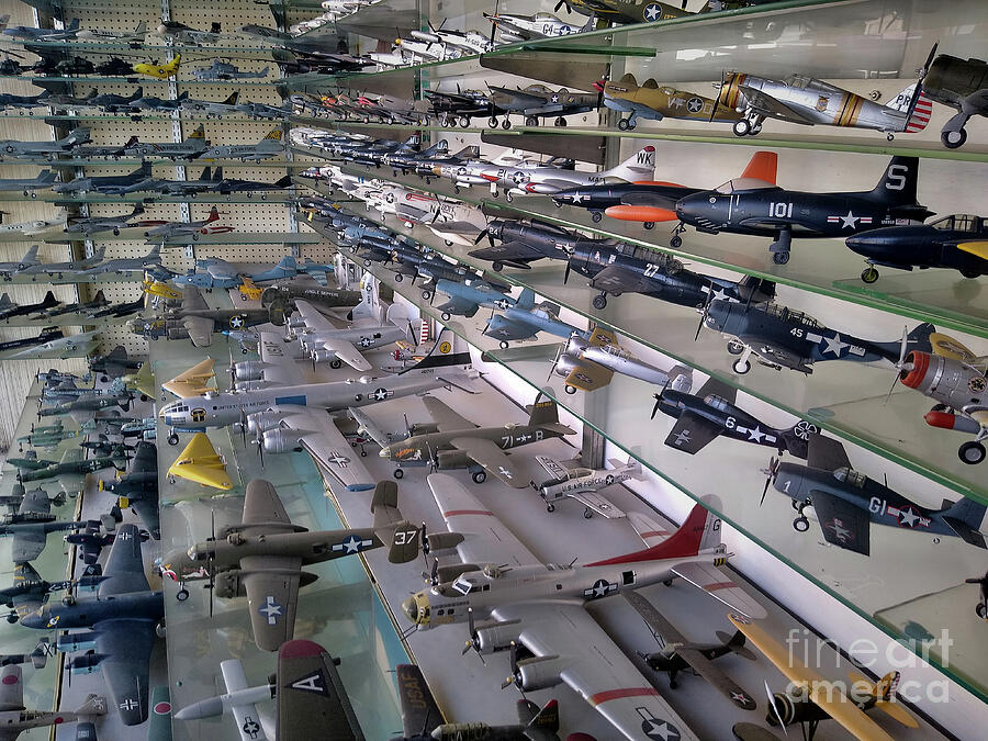 Model Airplane Kit Display Photograph by Paul Ward - Fine Art America