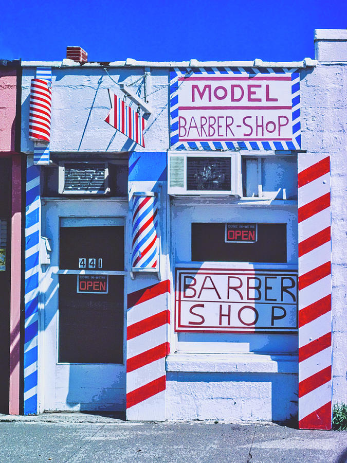 Model Barber Shop Photograph by Dominic Piperata