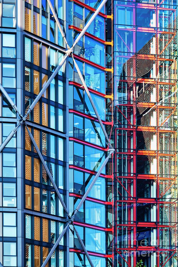 Modern Apartment Architecture London Abstract Photograph by Tim Gainey