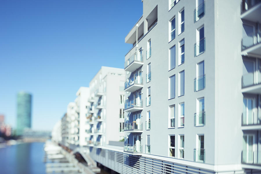 Modern Appartment Houses, Westhafen, Frankfurt, Germany Photograph by Kontrast-fotodesign