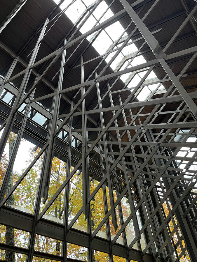 Modern Architectural Ceiling Structure Photograph by Douglas Evans ...
