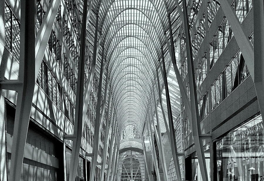 Modern Architecture, Allen Lambert Galleria, Toronto, Canada Photograph by Lyuba Filatova