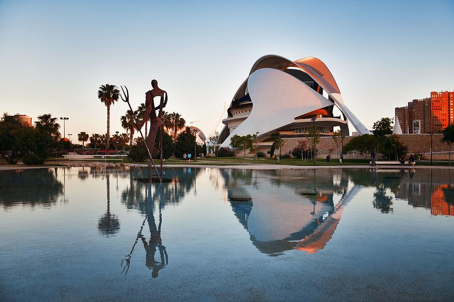 Modern architecture of Valencia Photograph by Songquan Deng