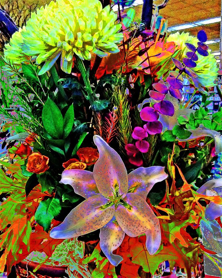 Modern Art Bouquet Beauty Photograph by Andrew Lawrence