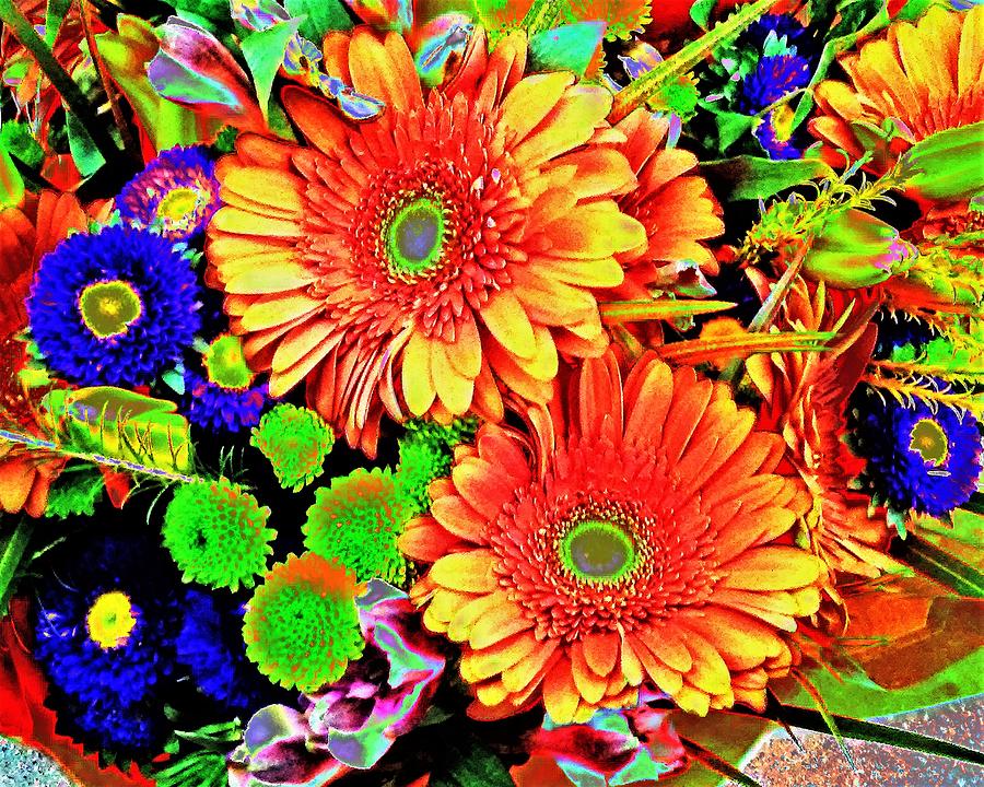 Modern Art Color Bouquet Photograph by Andrew Lawrence