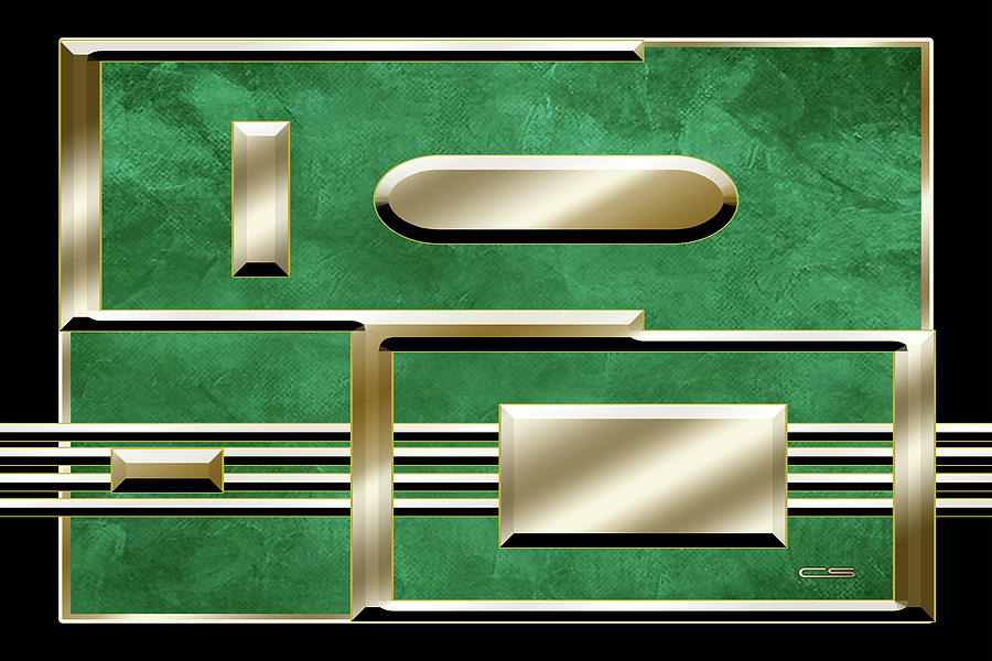Modern Deco 4H Digital Art by Chuck Staley