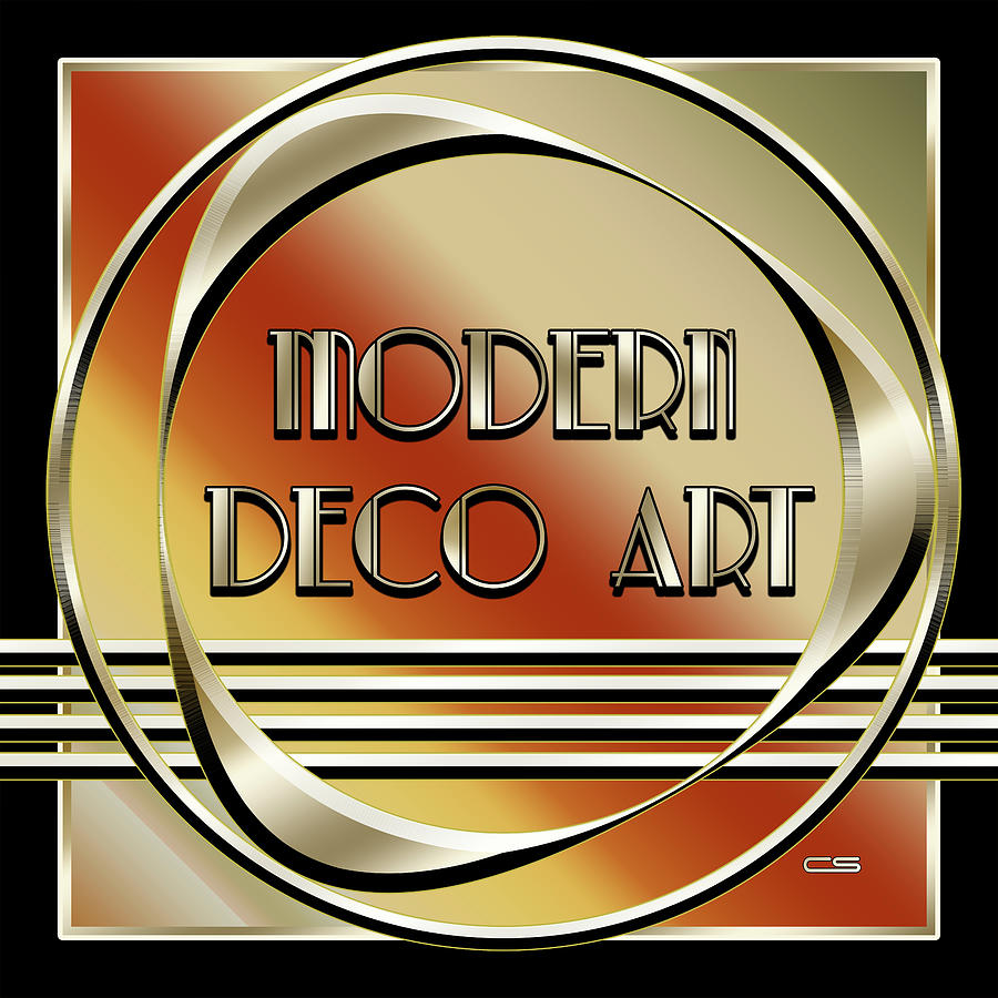 Modern Deco Art Digital Art by Chuck Staley