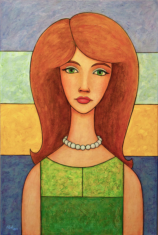 Modern girl Painting by Norman Engel