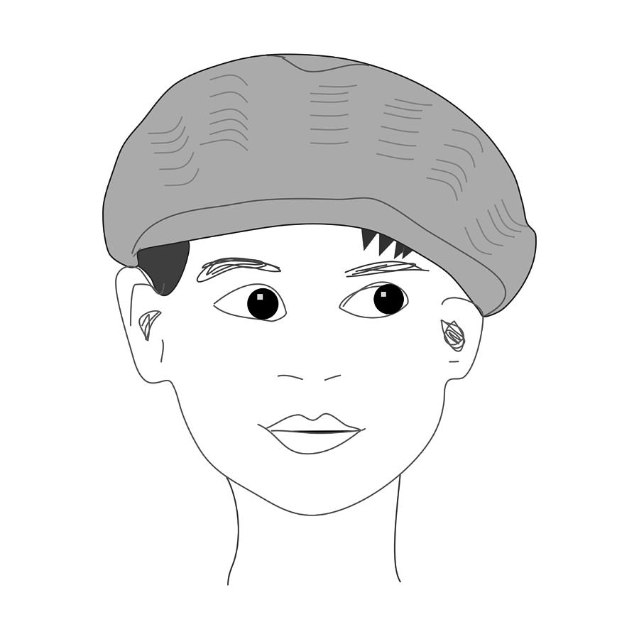 Modern Girl with a Hat Digital Art by Bob Pardue