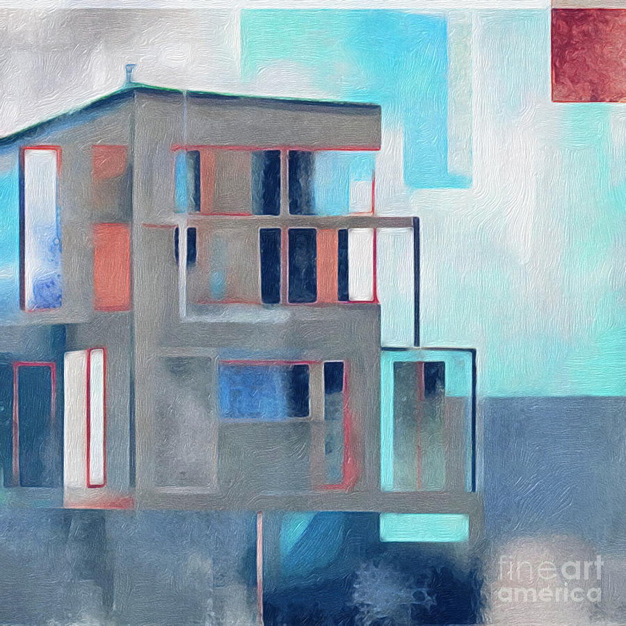 Modern House Painting by Christina Stanley - Fine Art America