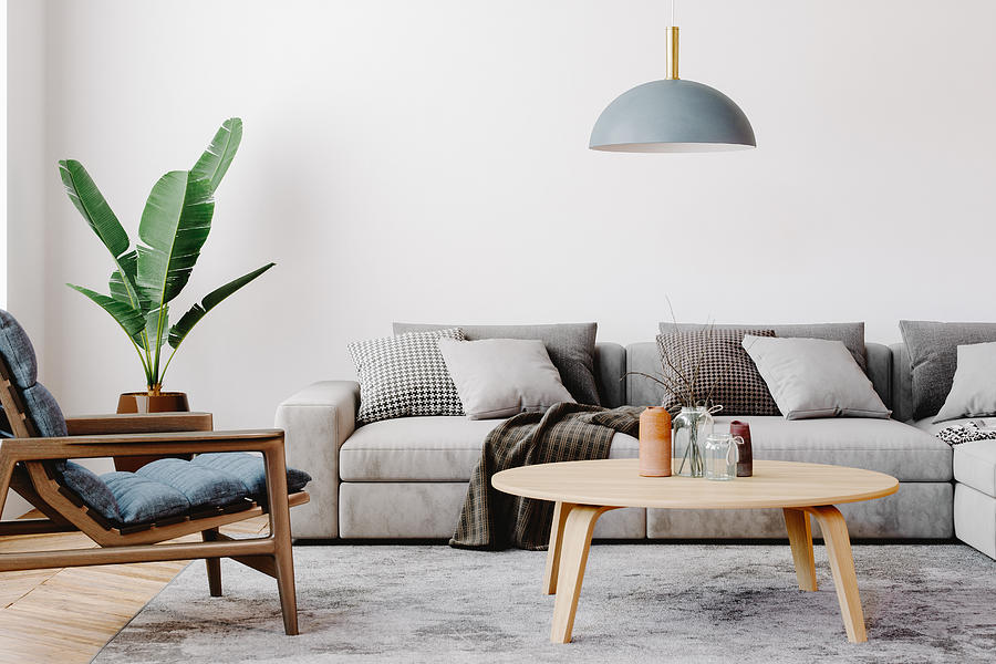 Modern Living Room Interior Design Photograph by Imaginima