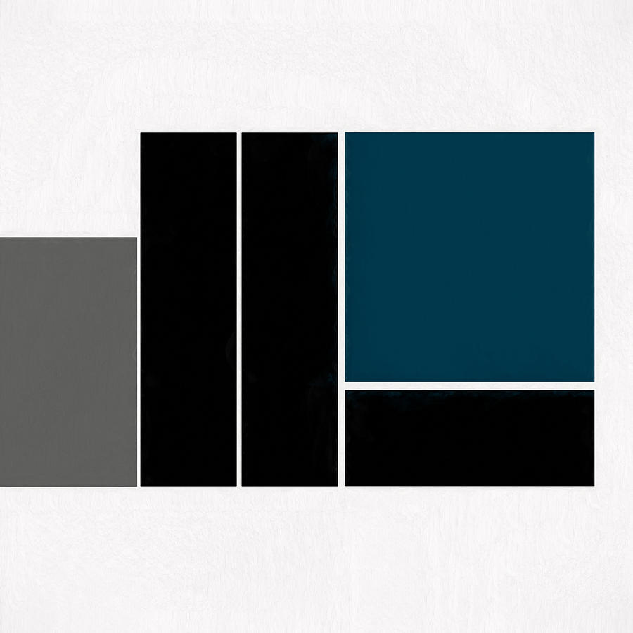 Modern Minimal Abstract Rectangles Painting by Dan Sproul