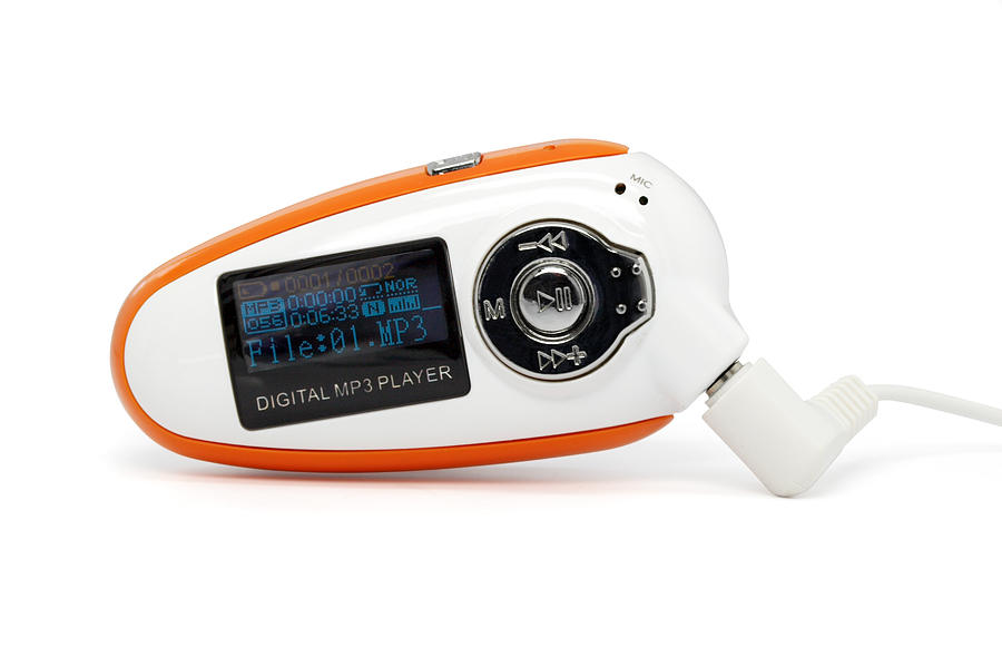 Modern MP3 player, isolated on white background Photograph by Mbbirdy Modern MP3 player, isolated on white background Photograph by Mbbirdy