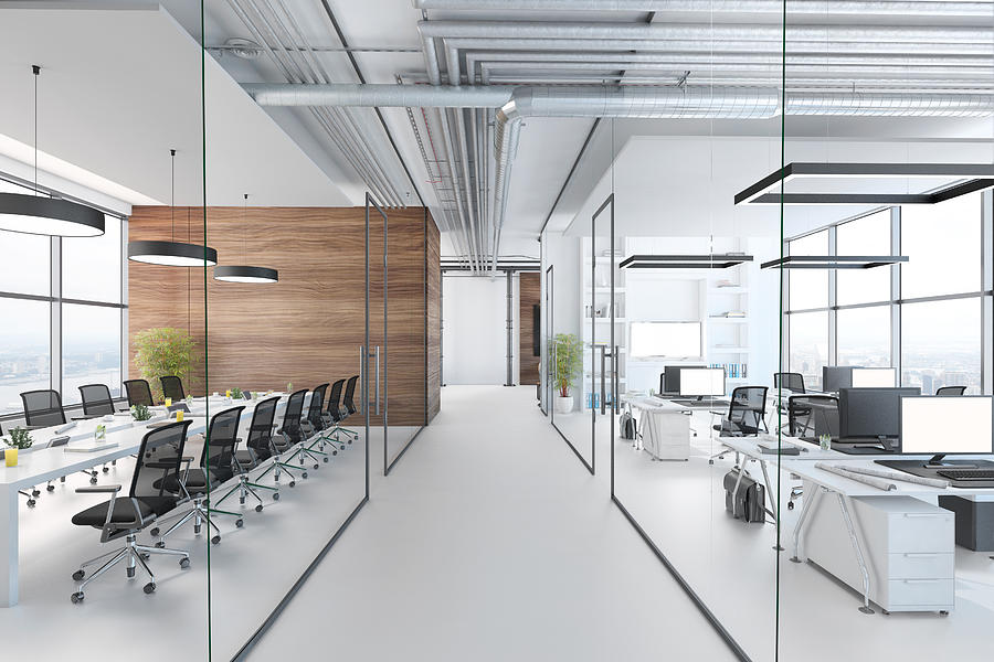 Modern office interior Photograph by ExperienceInteriors