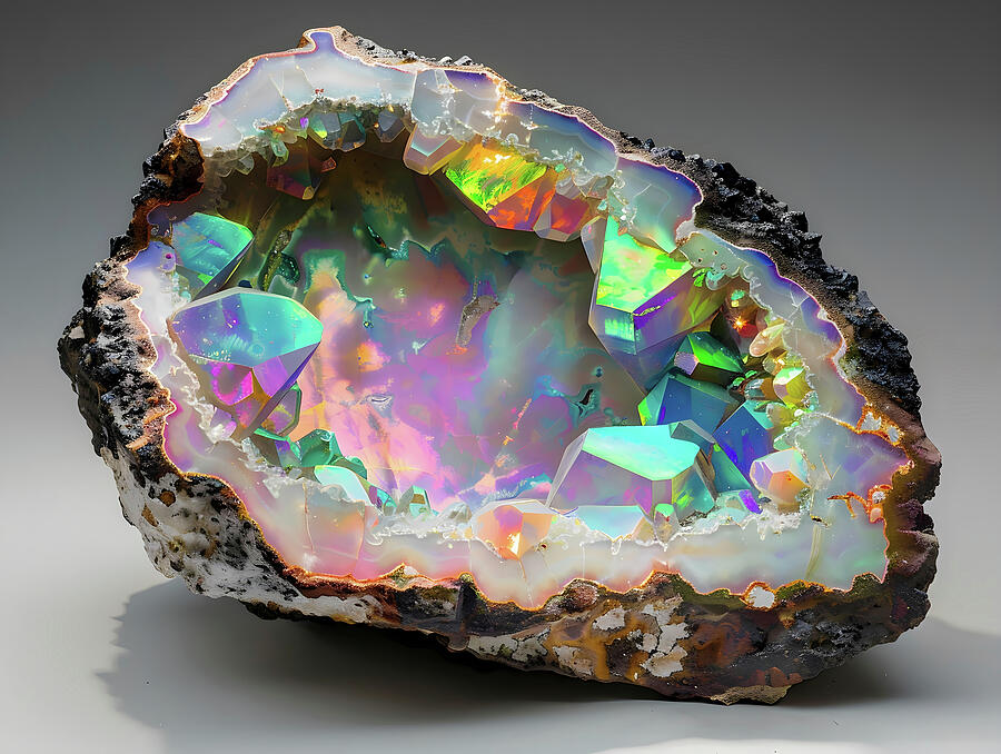 Dazzling Display Digital Art - Modern Opal by Lena Nordstrom