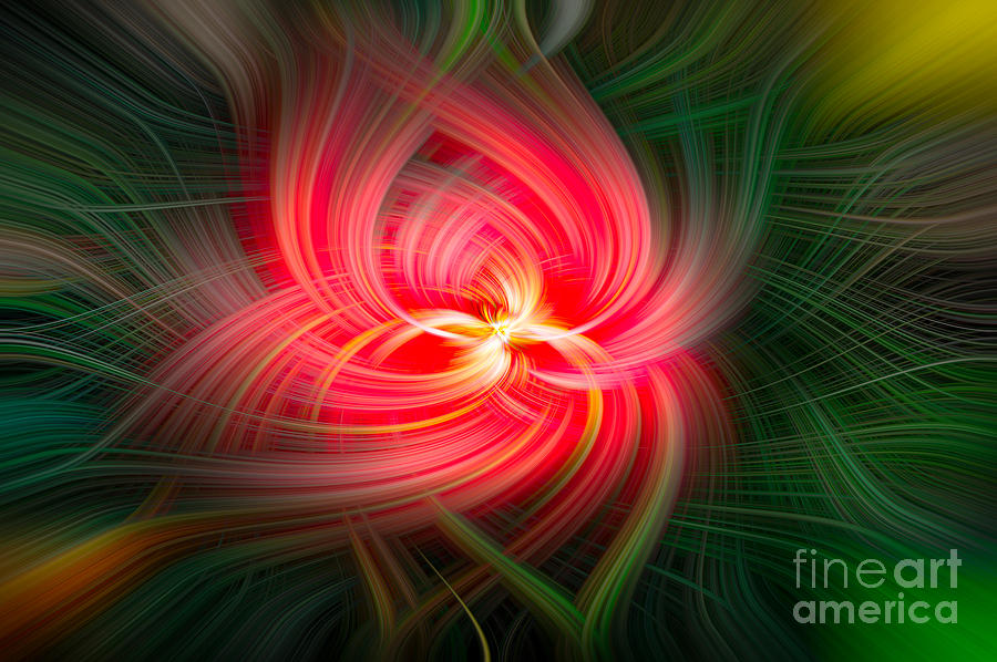 Modern Rose Abstract Photograph by Dale Powell