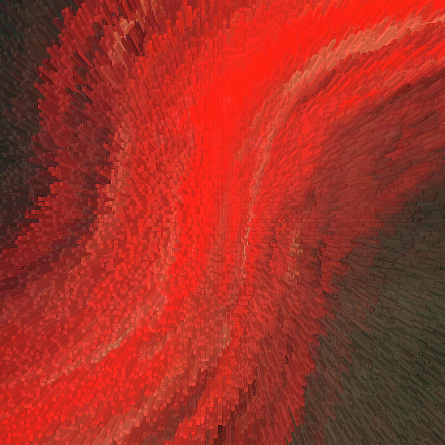 Red Painting - Modern Ruby - Red Abstract Art - Sharon Cummings by Sharon Cummings Red Painting - Modern Ruby - Red Abstract Art - Sharon Cummings by Sharon Cummings