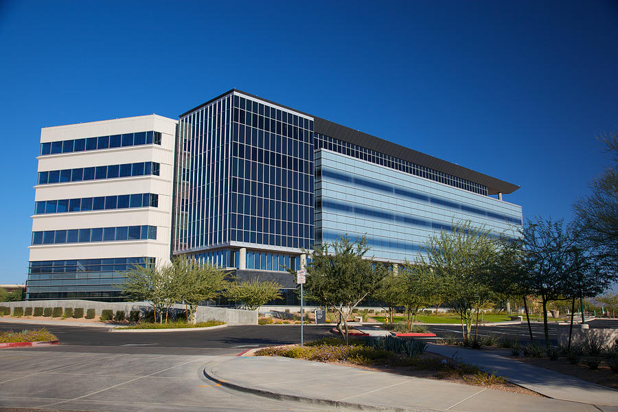Modern Scottsdale Arizona Building for Medical Business Photograph by Pastorscott