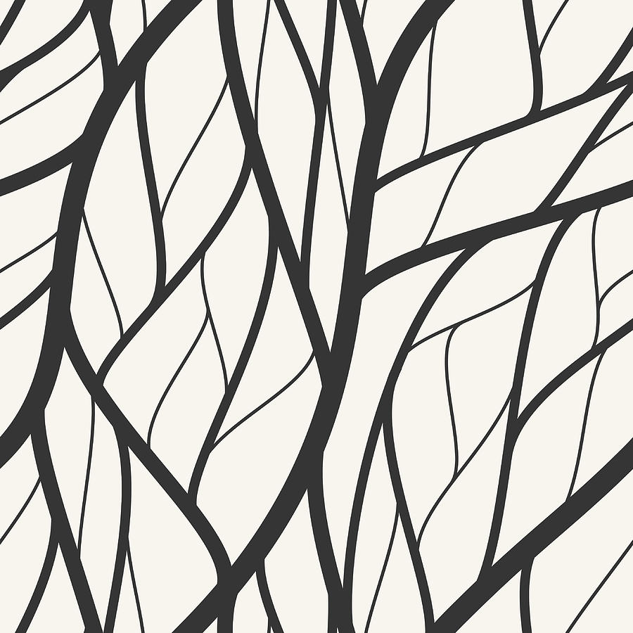 Modern Seamless Wallpaper Pattern Drawing by Mysondanube