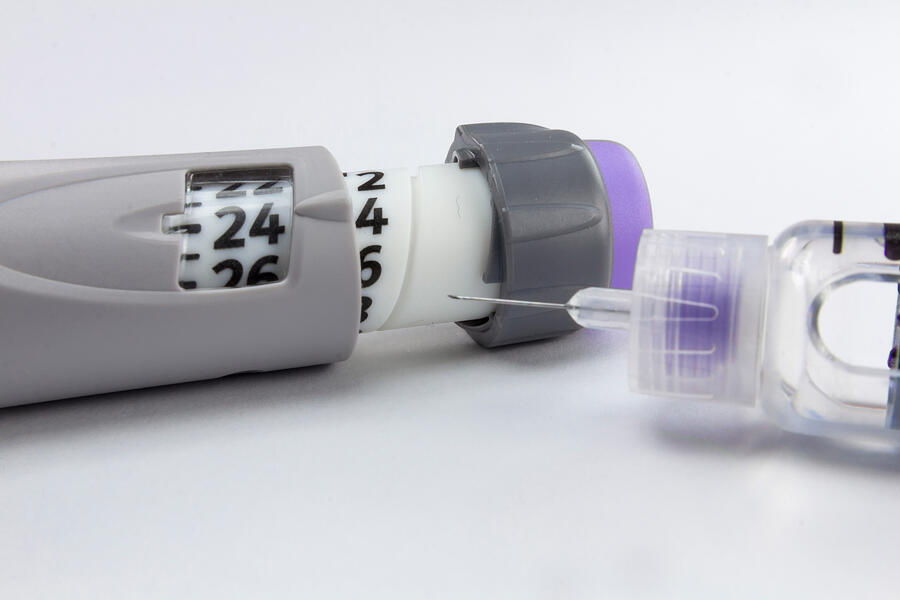 Modern Syringes And Needles To Inject Insulin For Diabetes Photograph by James63