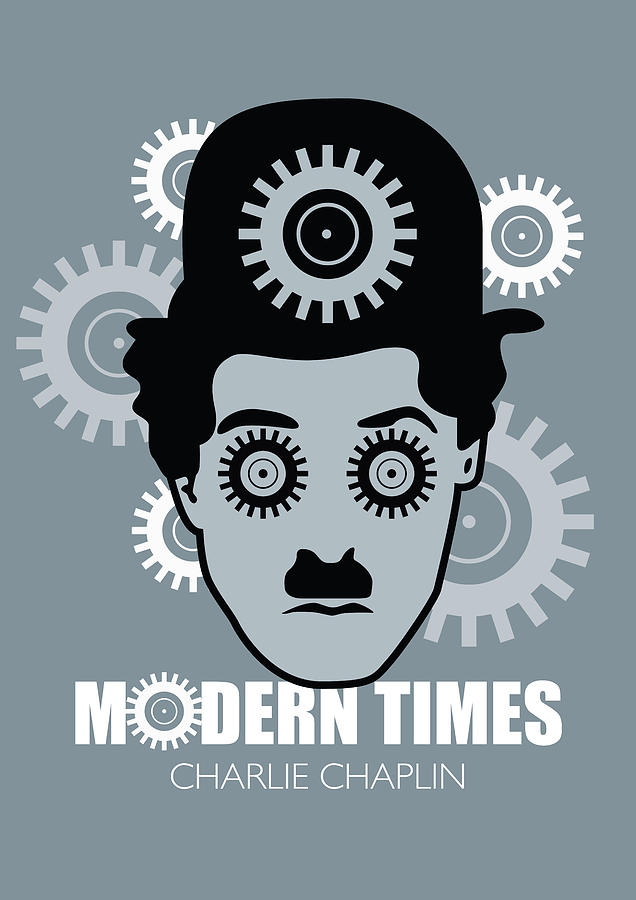 Modern Times - Alternative Movie Poster  Digital Art by Movie Poster Boy