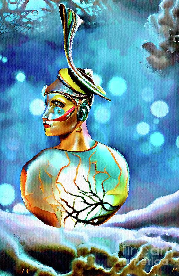Modern Tree Topper Digital Art by Lauries Intuitive