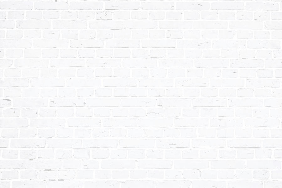 Modern white color brick pattern wall texture grunge background vector illustration Drawing by Desifoto 