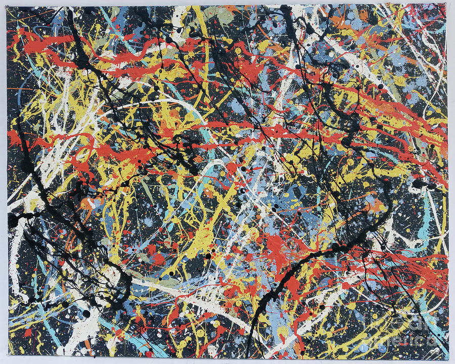 Moderne, Abstract,picasso, Jackson Pollock Painting by Street Art ...