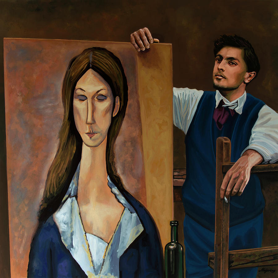 Andy Garcia Painting - Modigliani Painting by Paul Meijering