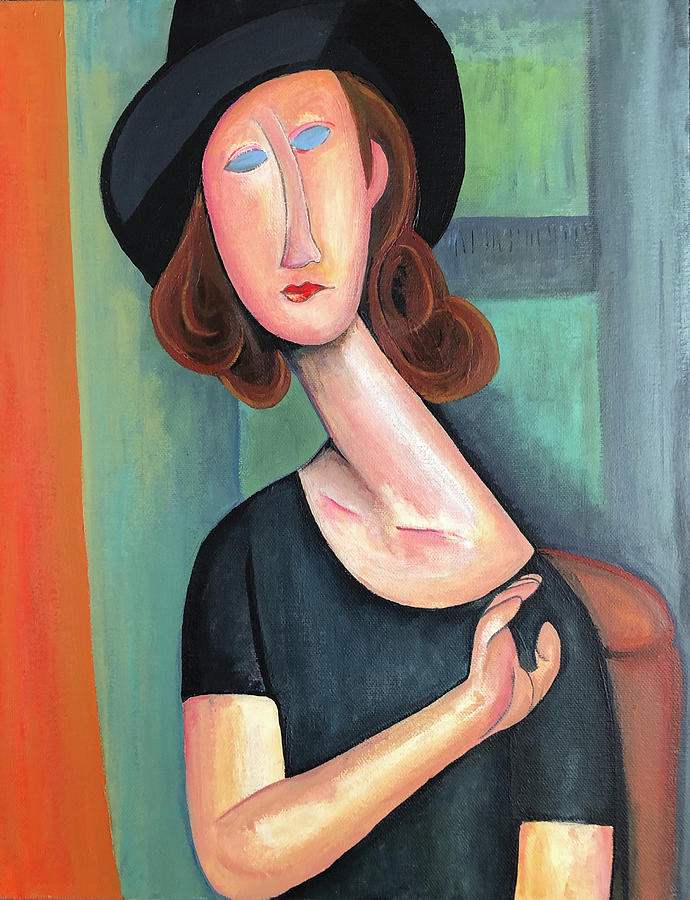 Modigliani Portrait of Woman Painting by Creative Spirit