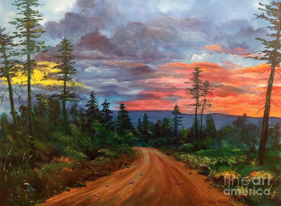 Mogollon Rim Painting by Lee Piper