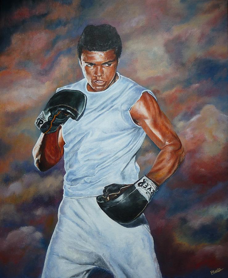 Mohamed Ali Painting by Pascal Martos - Fine Art America