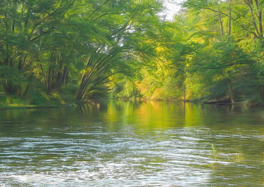 Mohican River Digital Art by Susan Hope Finley
