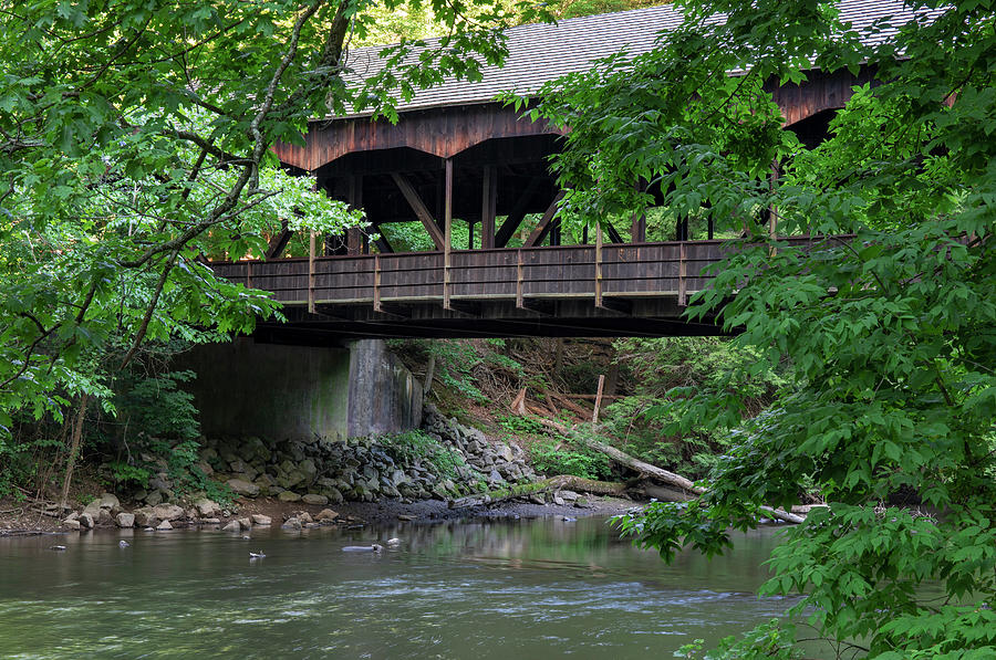 Mohican State Forest Covered Bridge Photograph by Dan Sproul