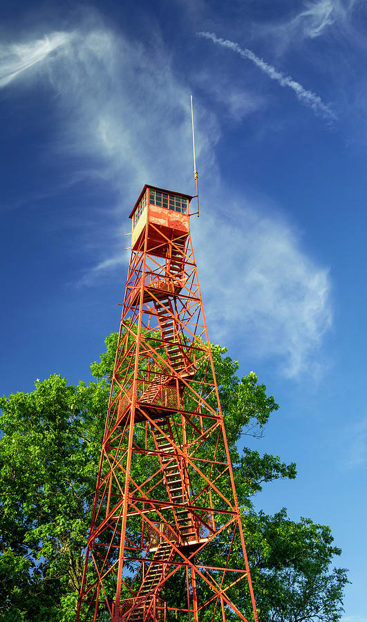 Mohican State Park Fire Tower Photograph by Dan Sproul