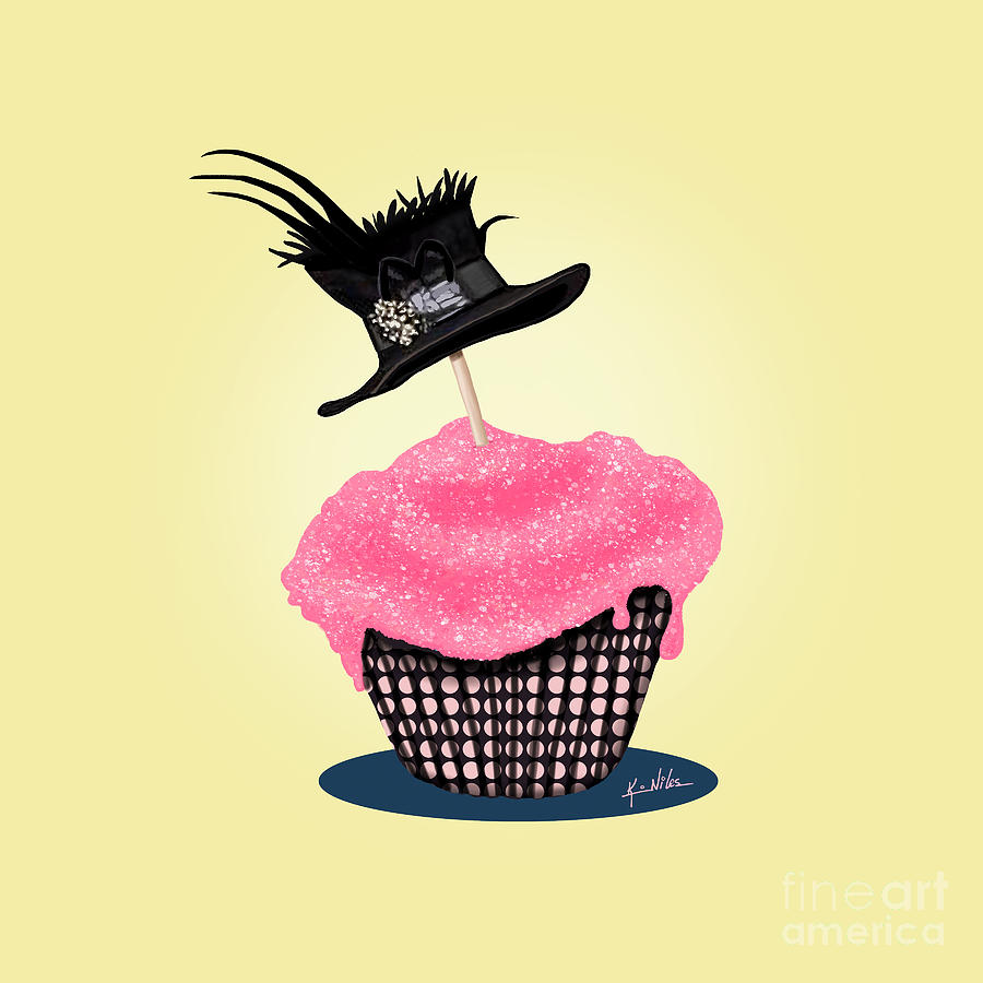 Moira Cupcake Digital Art by Kim Niles