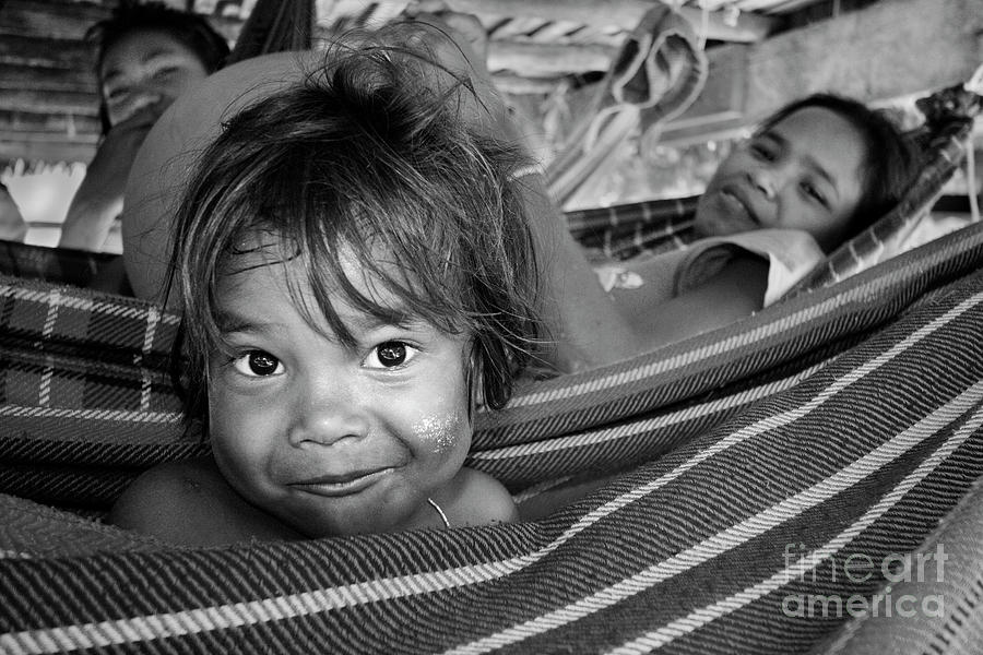 Moken Children - thailand Photograph by Craig Lovell