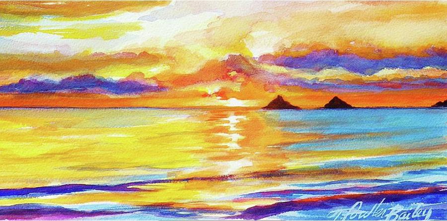 Mokes like Pele Painting by Therese Fowler-Bailey Mokes like Pele Painting by Therese Fowler-Bailey
