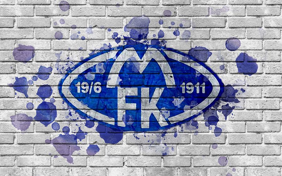 Molde Logo Eliteserien Soccer Football Club Norway Molde FC Digital Art ...