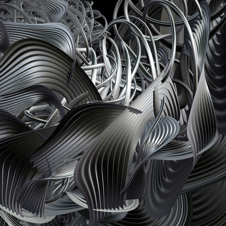 Molecular Vibration Digital Art by Michele Caporaso